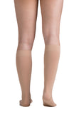 EvoNation Surgical Opaque 20-30 mmHg Knee Highs, Beige, Back View