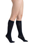 EvoNation Surgical Opaque 20-30 mmHg Knee Highs, Black, Side View