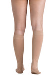 EvoNation Surgical Opaque 20-30 mmHg OPEN TOE Knee Highs, Beige, Back View