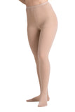 EvoNation Surgical Opaque 20-30 mmHg Pantyhose, Beige, Front View