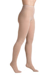 EvoNation Surgical Opaque 20-30 mmHg Pantyhose, Beige, Side View
