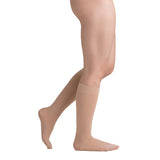 EvoNation Surgical Opaque 30-40 mmHg Knee Highs, Beige, Side View