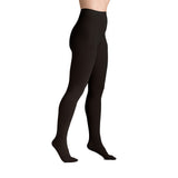 EvoNation Surgical Opaque 20-30 mmHg Pantyhose, Black, Side View